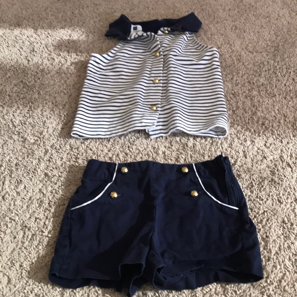 Girls size 3 Janie and Jack matching set